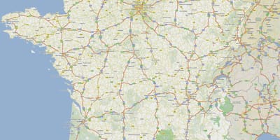 法国地图收费公路