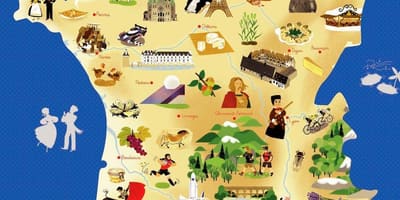 法国地图旅行