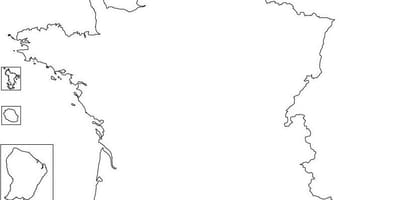 普通法国地图